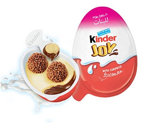 Chocolate Kinder Joy with Surprise Inside (24-Pack (Girls))