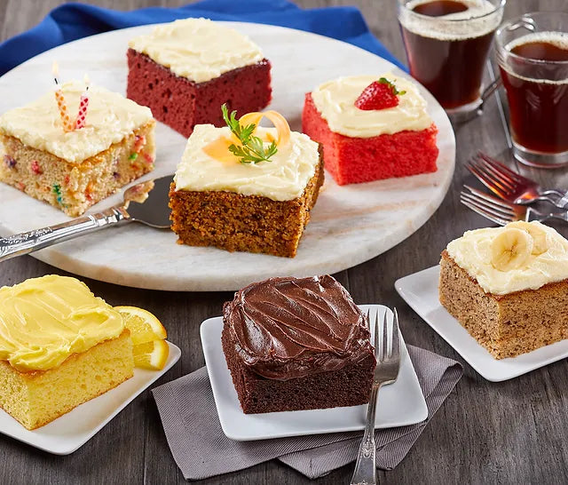 Ne-Mo's Bakery Strawberry Cake Square 3oz, (6 Pack)