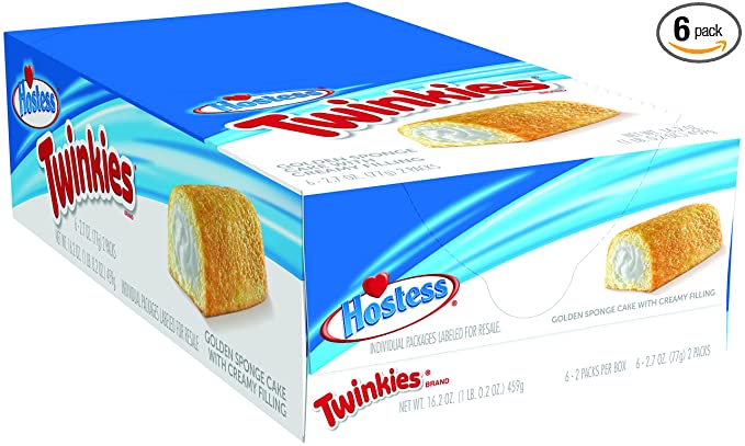 Hostess Twinkies, Original, 2.7 Ounce, 6 Count