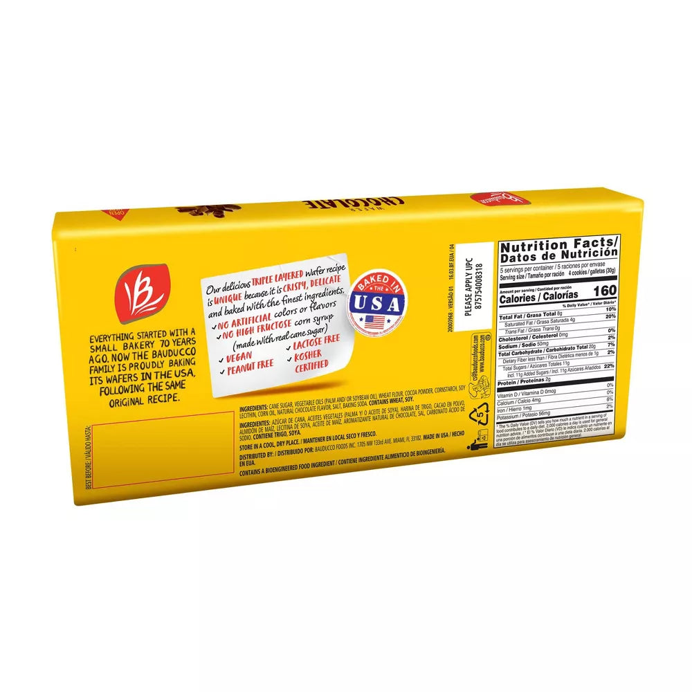 Bauducco Strawberry Wafers - 5oz