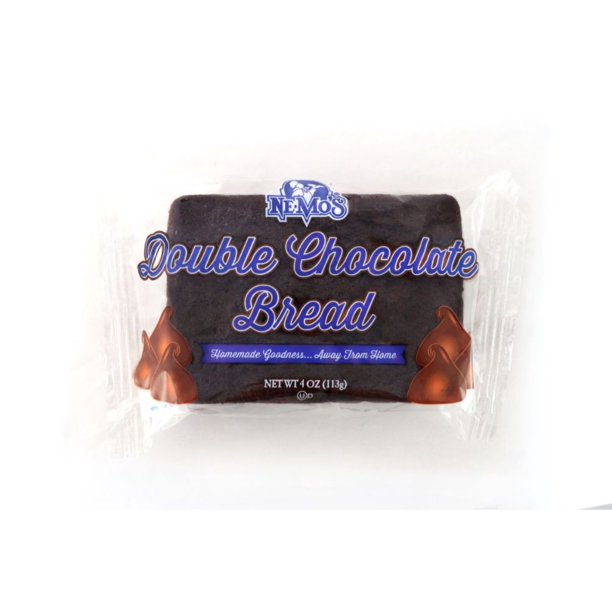 Ne-Mo's Bakery Double Chocolate Bread, 4oz, (12 Pack)
