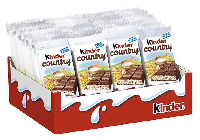 Kinder Country Delicious Candy Bar (8.2 Pounds) (40 Pack)
