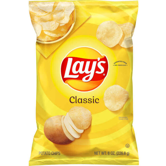 Lay's Classic Chips, 2 1/4oz, (24 Pack)