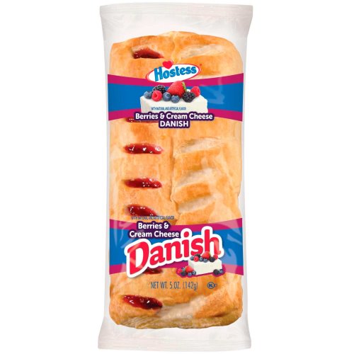 Hostess Danish, Berries & Cream Cheese, 5 Ounce (Pack of 6)