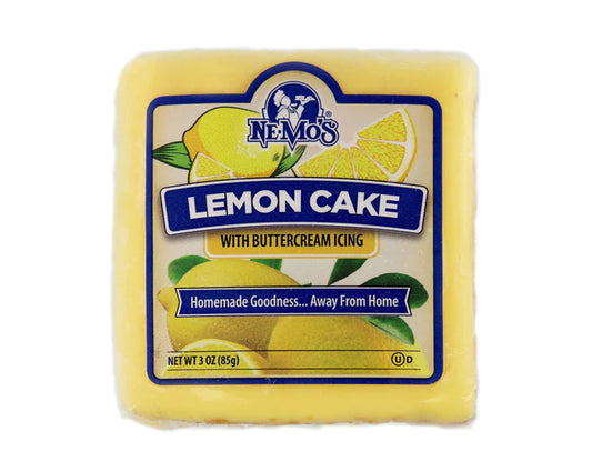 Ne-Mo's Bakery Lemon Cake Square 3oz, (6 Pack)