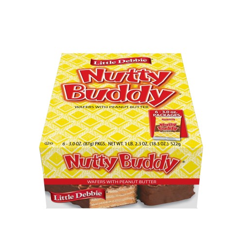 Little Debbie Nutty Buddy, 3oz (6 Pack)