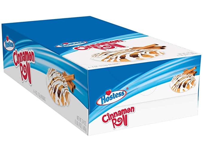 Hostess, Cinnamon Roll, Count, 4oz (6 Pack)