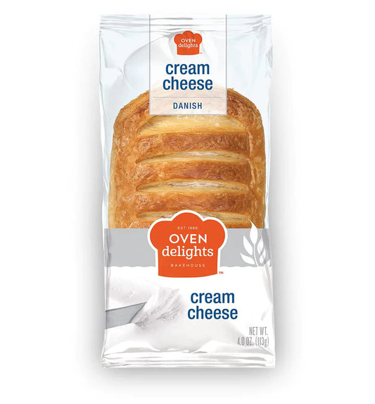 Oven Delights, Cream Cheese Danish, 4oz (6 Pack)