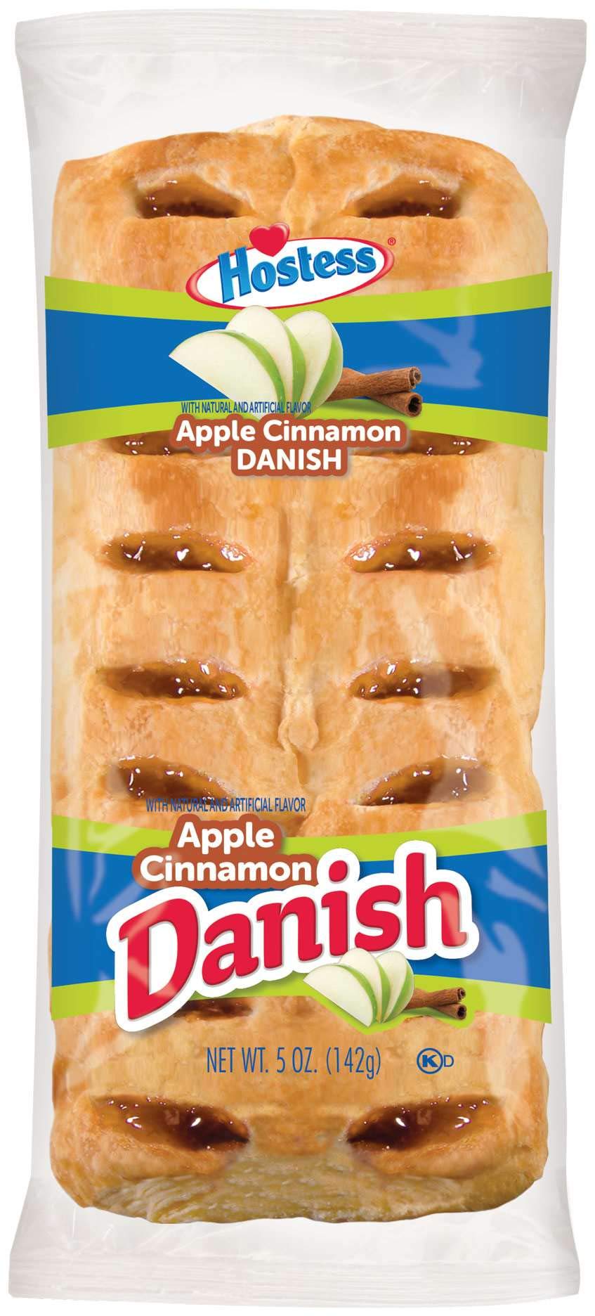 Hostess Danish, Apple Cinnamon, 5 Ounce (Pack of 6)