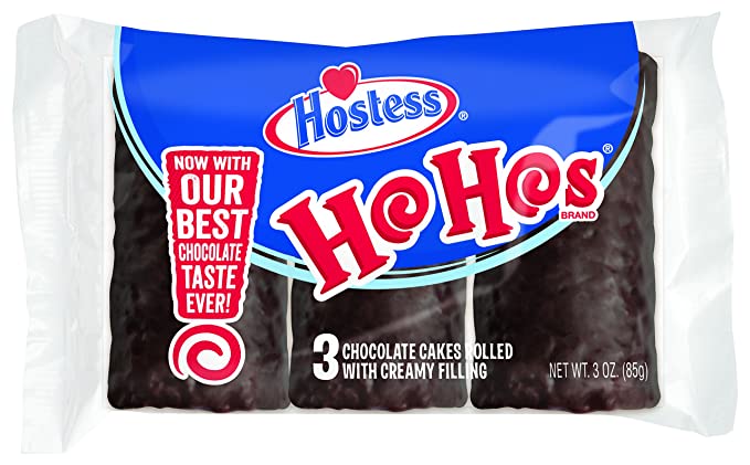 Hostess HoHos, Original Chocolate, 3 Ounce (Pack of 6)