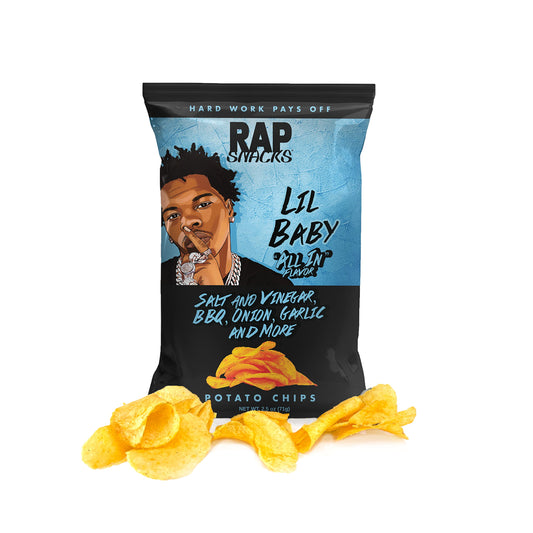 Rap Snacks Lil Baby All in Potato Chips 2.5 Oz Bag