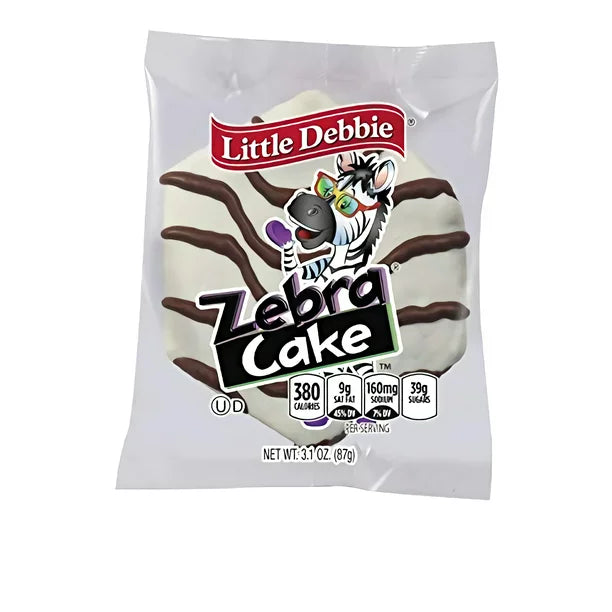 Little Debbie Zebra Cakes, Large 3.1 ounce, Individually Wrapped (6 Pack)