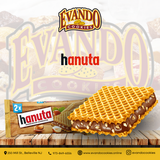 Hanuta Wafers Filled with Hazelnut Creme (18 Pack)