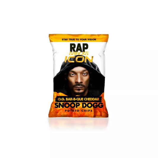 Rap Snacks Bar-B-Que Cheddar - Snoop Doog  Potato Chips 2.5 Oz Bag