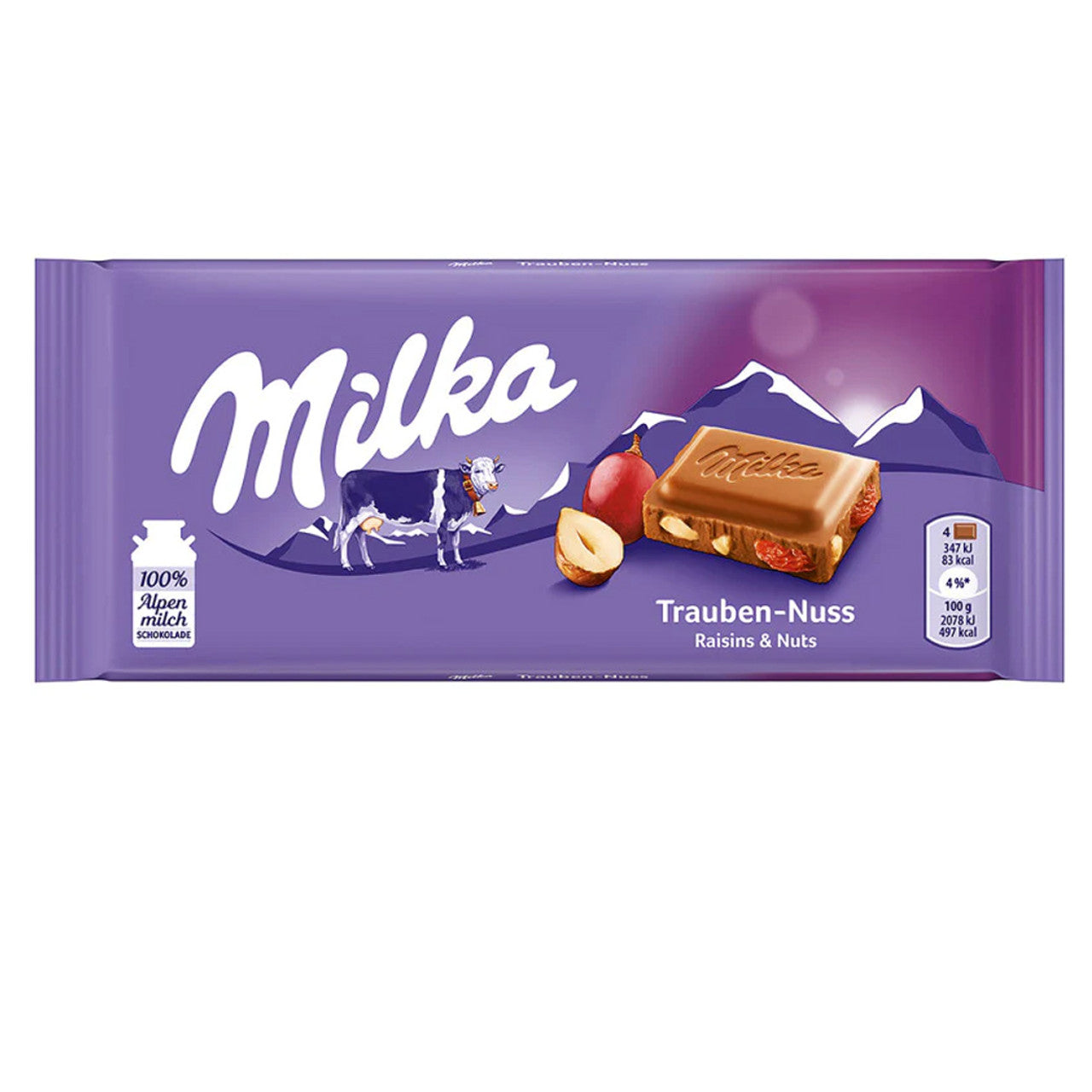 Milka Nuts & Raisins (Pack 22)