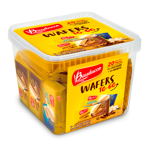 Bauducco Wafers Vanilla/Chocolate 1.41 Oz.