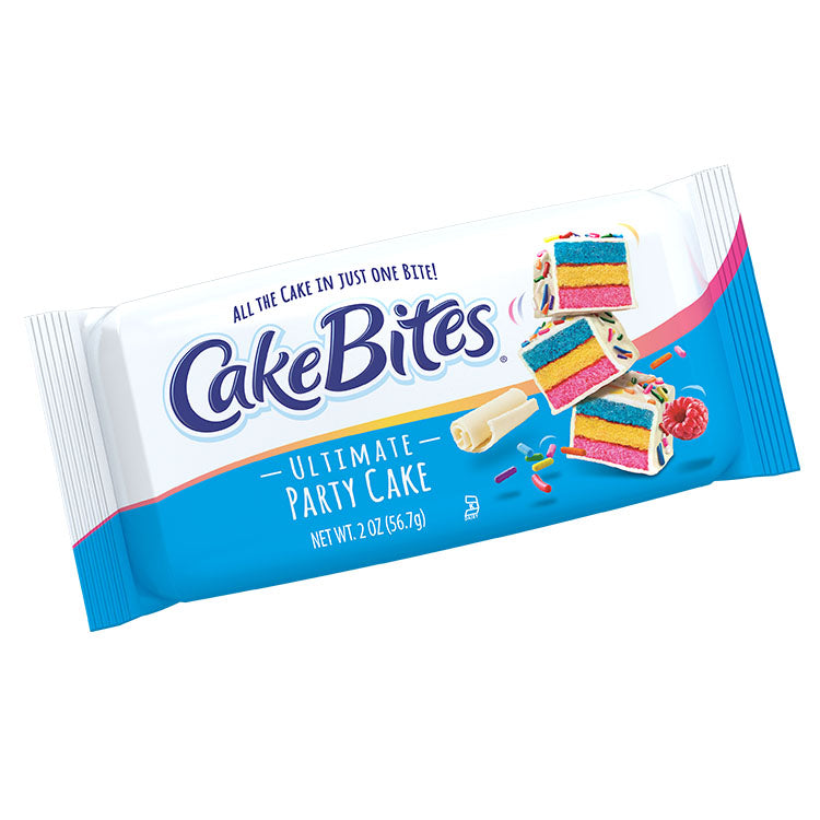 The Original Cakebites by Cookies, Grab-and-Go Bite-Sized Snack, Ultimate Party Cake (12 Pack)