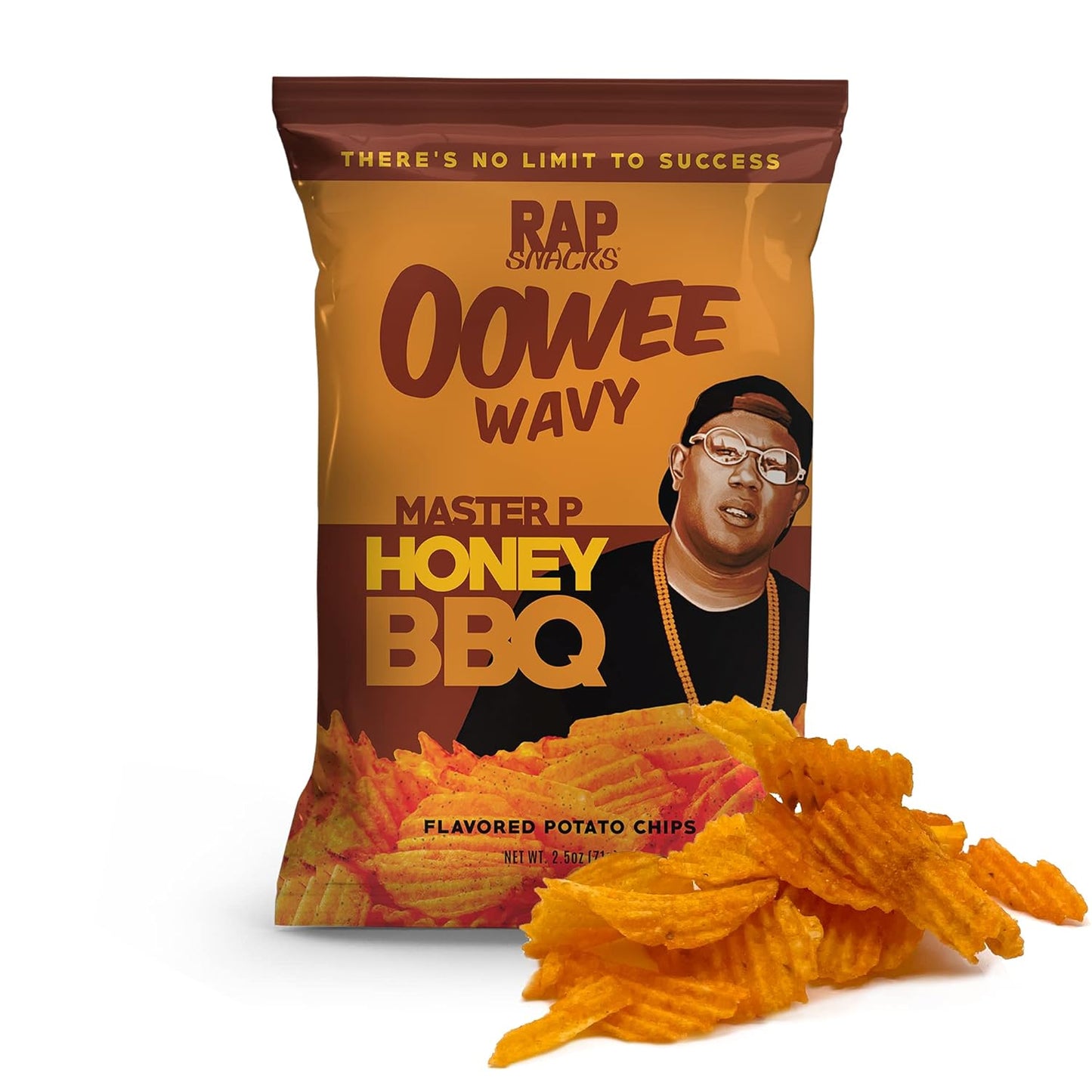 Rap Snacks BBQ Master P. Potato Chips 2.5 Oz Bag