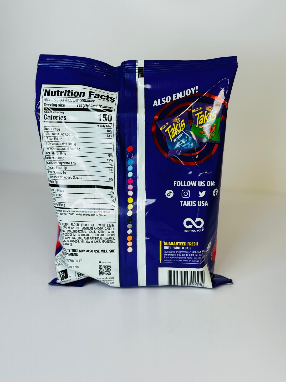 Takis Nitro ® Habanero & Lime (Artificially Flavored - Tortilla Chips ) 3.25 oz (92.3g) (20 pack)