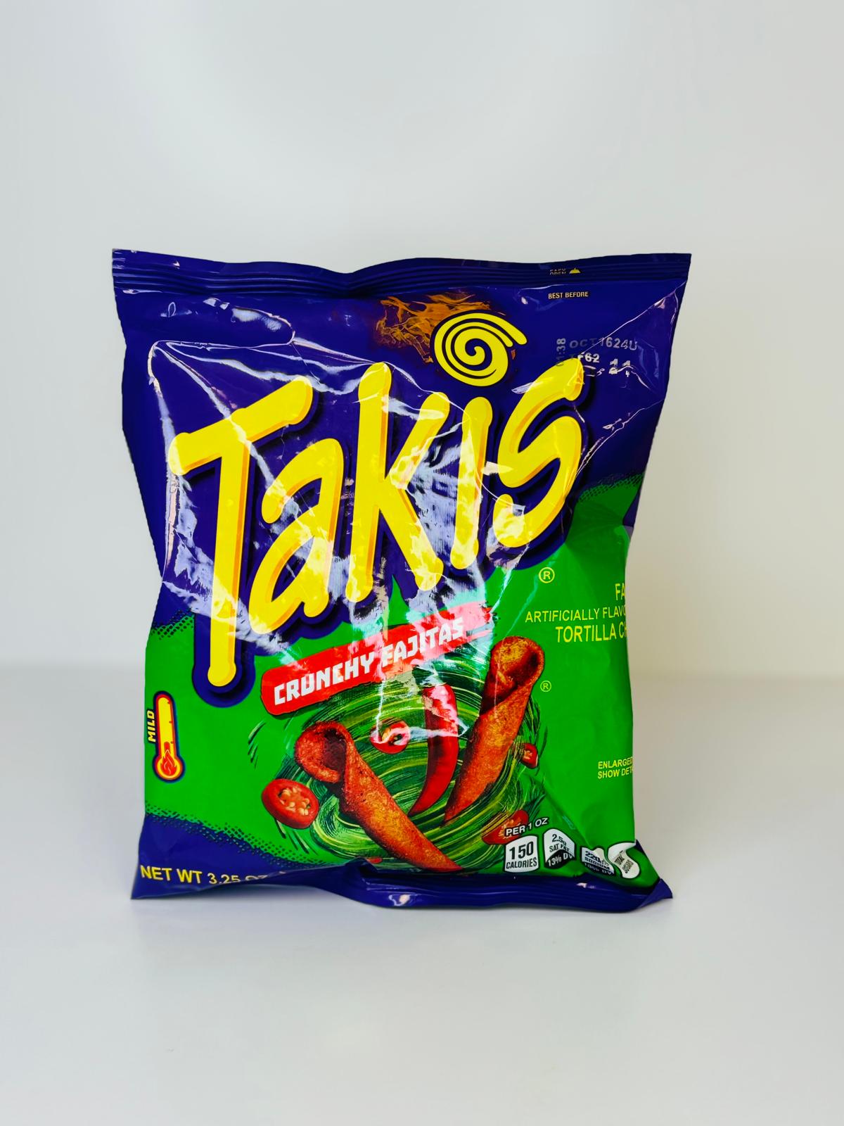 Takis Crunchy Fajitas®  (Artificially Flavored ) 3.25 oz (92.3g) (20 pack)