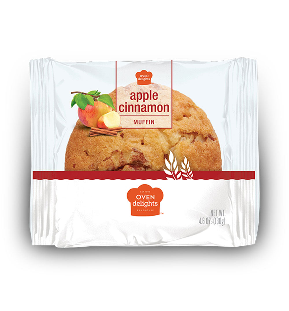 Oven Delights, Muffin Apple Cinnamon, 4.6oz (6 Pack)