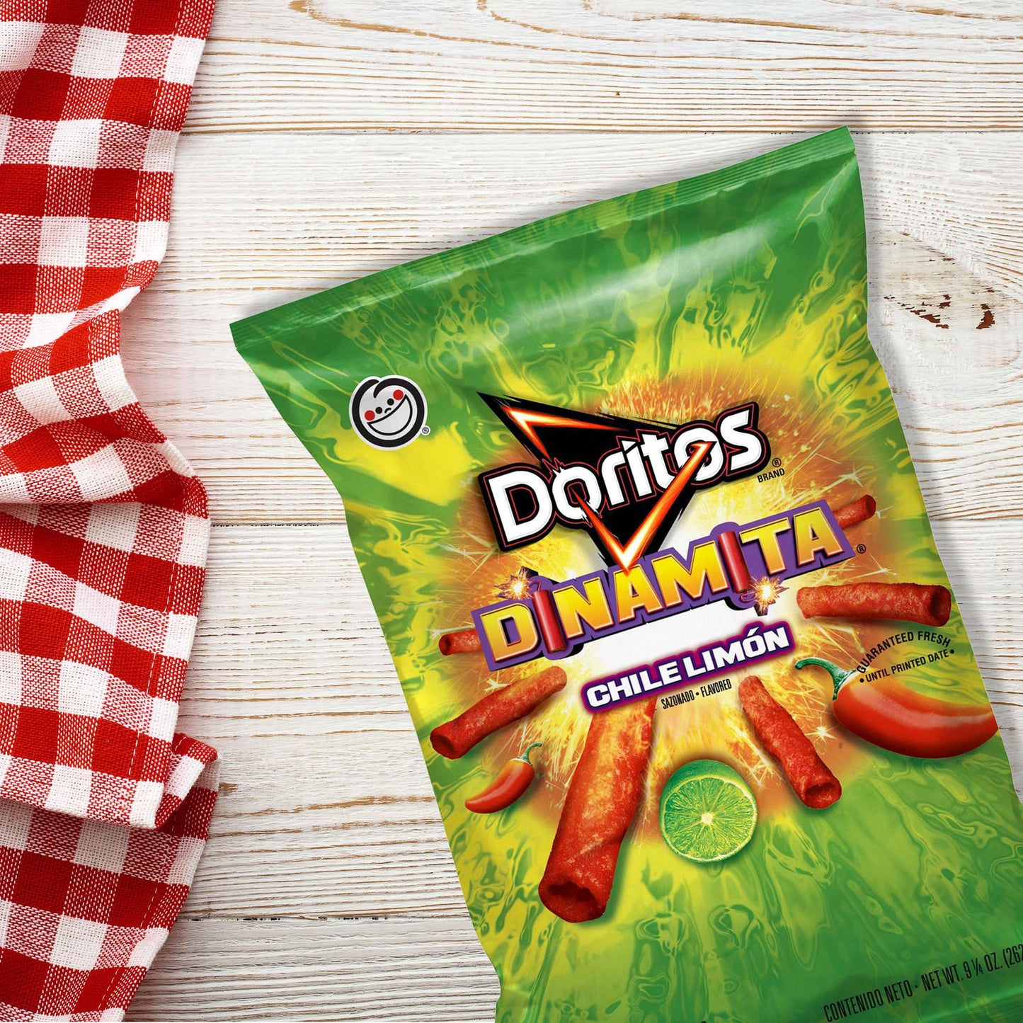 Doritos Dinamita Tortilla Chips Chile Limon (3 1/2 oz) (32 Pack)