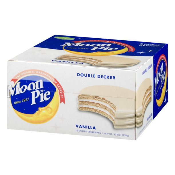 Moon Pie Double Decker Vanilla Marshmallow Sandwich, 2.75 Oz., 12 Count