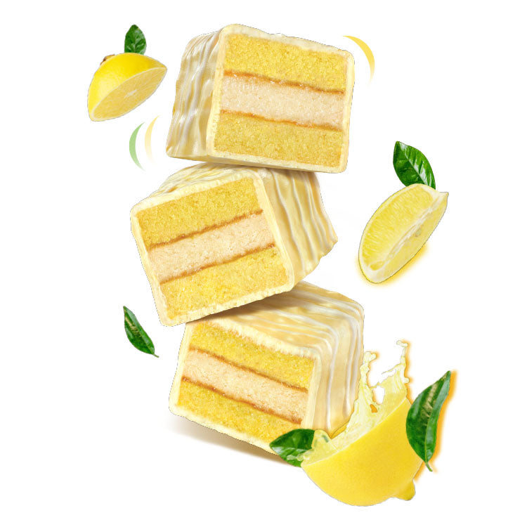 The Original Cakebites by Cookies, Grab-and-Go Bite-Sized Snack, Sweet Lemon Layers (12 Pack)