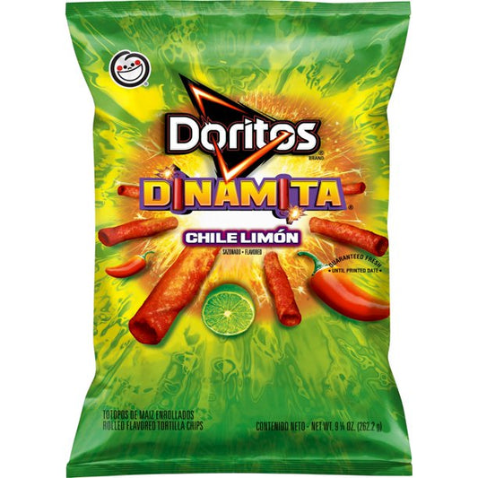 Doritos Dinamita Tortilla Chips Chile Limon (3 1/2 oz) (32 Pack)
