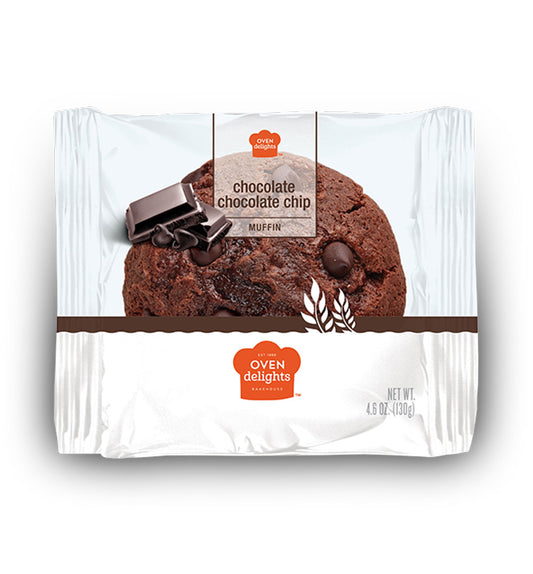 Oven Delights, Chocolate Muffin, 4.6oz (6 Pack)