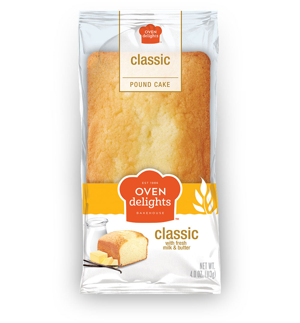 Oven Delights, Classic Pound Cake, 4oz (6 Pack)