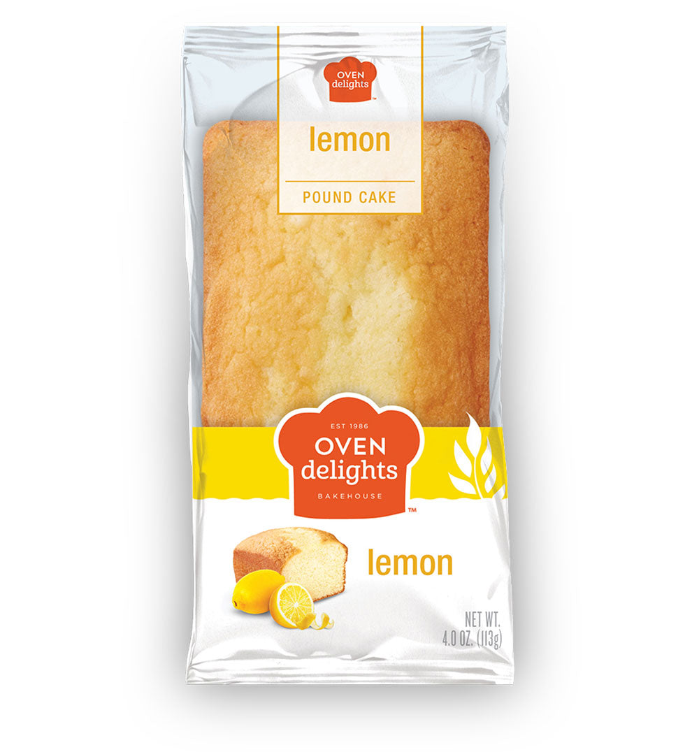 Oven Delights, Lemon Pound Cake, 4oz (6 Pack)