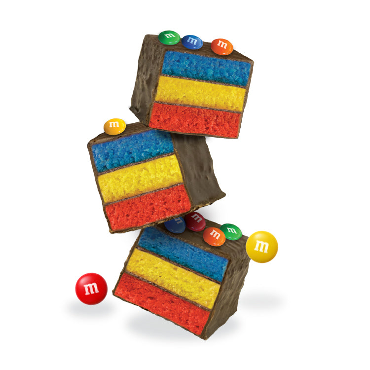 The Original Cakebites by Cookies United, Grab-and-Go Bite-Sized Snack, M&M's Minis, 12 Pack of 3 Cookies