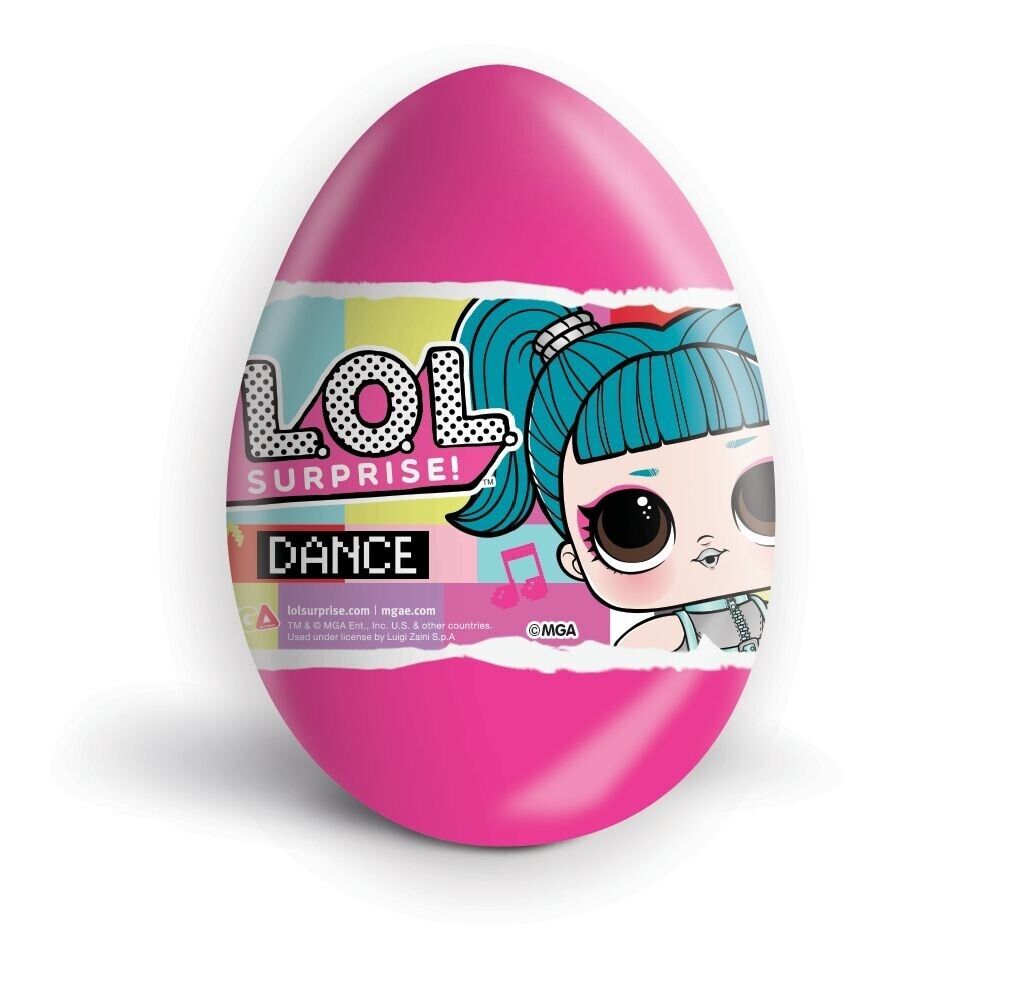 Zaini LOL Suprise! Surprise Milk Chocolate Eggs with Prize Inside 24 Eggs Box