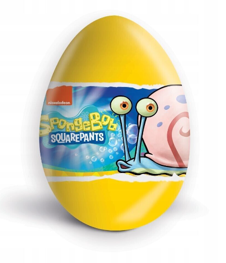 SpongeBob SquarePants Surprise Milk Chocolate Eggs with Prize Inside 24 Eggs Box