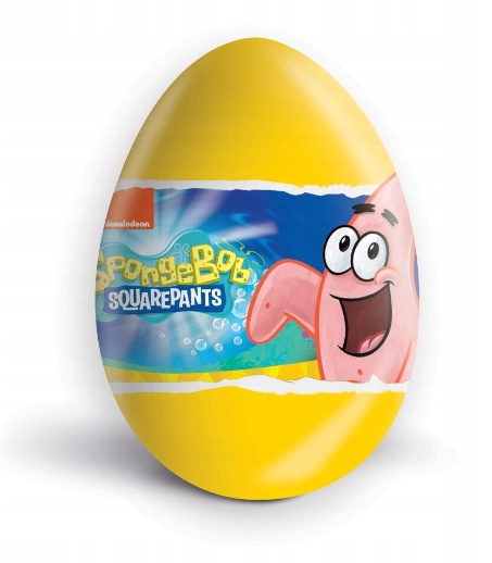 SpongeBob SquarePants Surprise Milk Chocolate Eggs with Prize Inside 24 Eggs Box