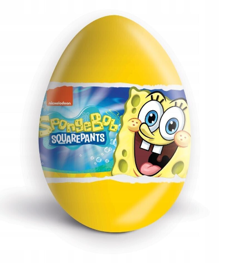 SpongeBob SquarePants Surprise Milk Chocolate Eggs with Prize Inside 24 Eggs Box