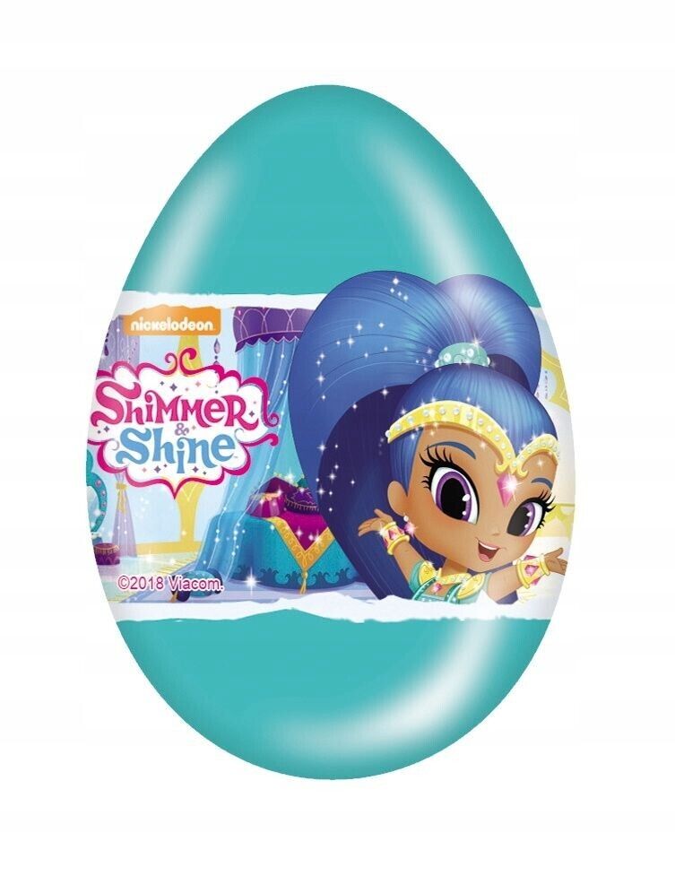 Shimmer & Shine Surprise Milk Chocolate Eggs with Prize Inside 24 Eggs Box