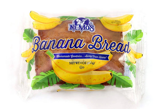 Ne-Mo's Bakery Banana Bread, 4oz, (12 Pack)